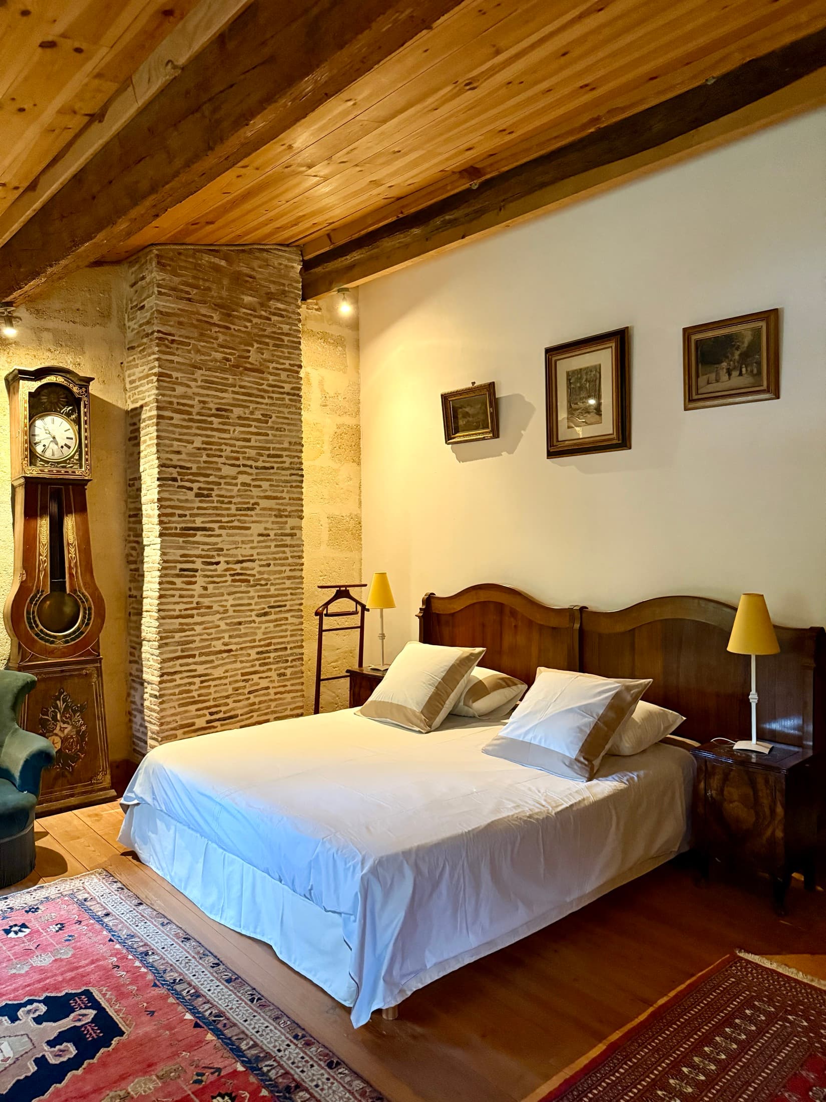Lit principal de la chambre Charles Hayes